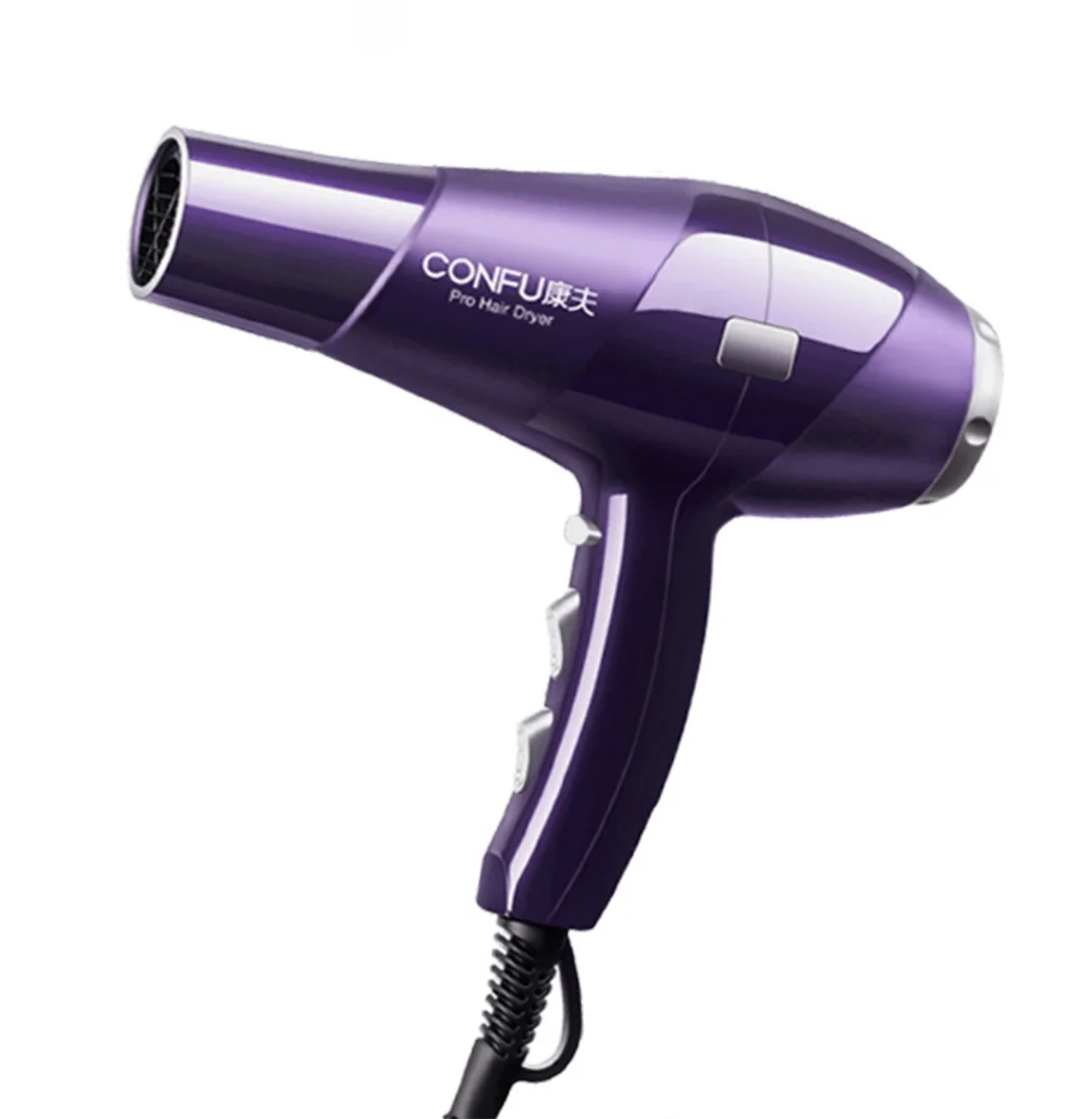 Speed Settings, and Button, 2 and Dryer, Results, 3 Cool for Ionic CONFU Dryers Dryer, Hair Concentrator Function Hair Nozzle(Red) Power High air Shot for Heat Shinier Women, 2300W cold hot