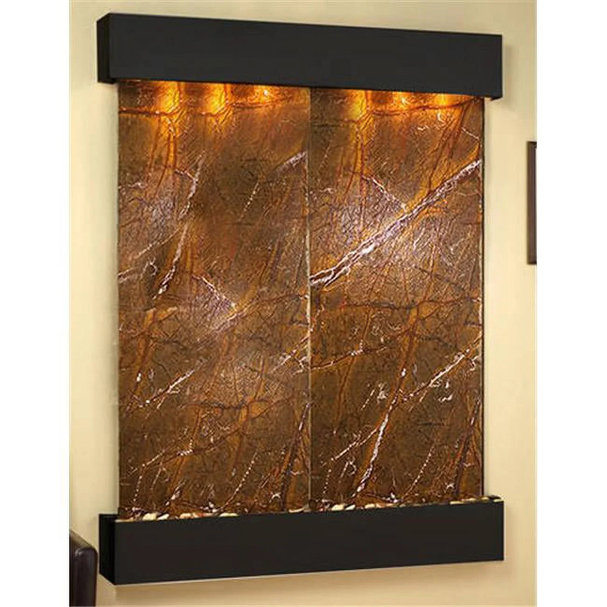 Brown Majestic Marble Fountain Wall - MRR1506 Adagio River Rainforest