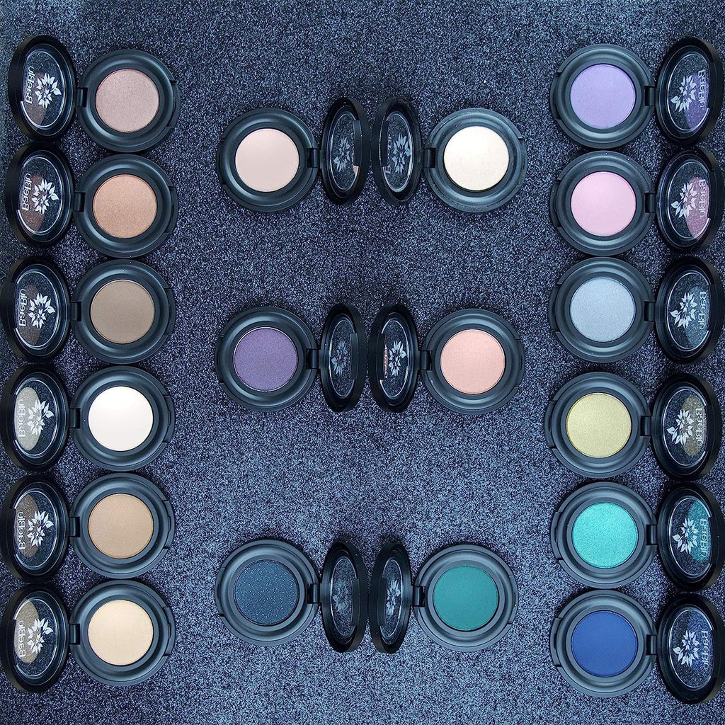 Made Pressed Hypoallergenic Peach Organic Ice Natural Eyeshadow BaeBlu Powder, in 100% Finely Velvety USA, Smooth