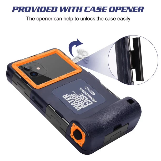 for Swimming Camon UrbanX 6.9 iACE2X Up Case Protective Surfing Snorkeling Diving to all Lanyard Video Photo Waterproof Underwater Tecno Housing [15m/50ft] And LCD Phones with Inch Professional