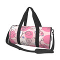 Women, Stamp Bag Bags Flowers Floral Large Unisex Tote Travel Gym XMXT Weekenders for Bag Pink Sports