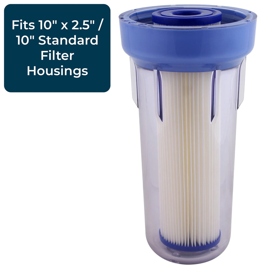 SpiroPure Polyester (24 10 Filter Pleated Micron Cartridge, 2.5" 30 Pack) x