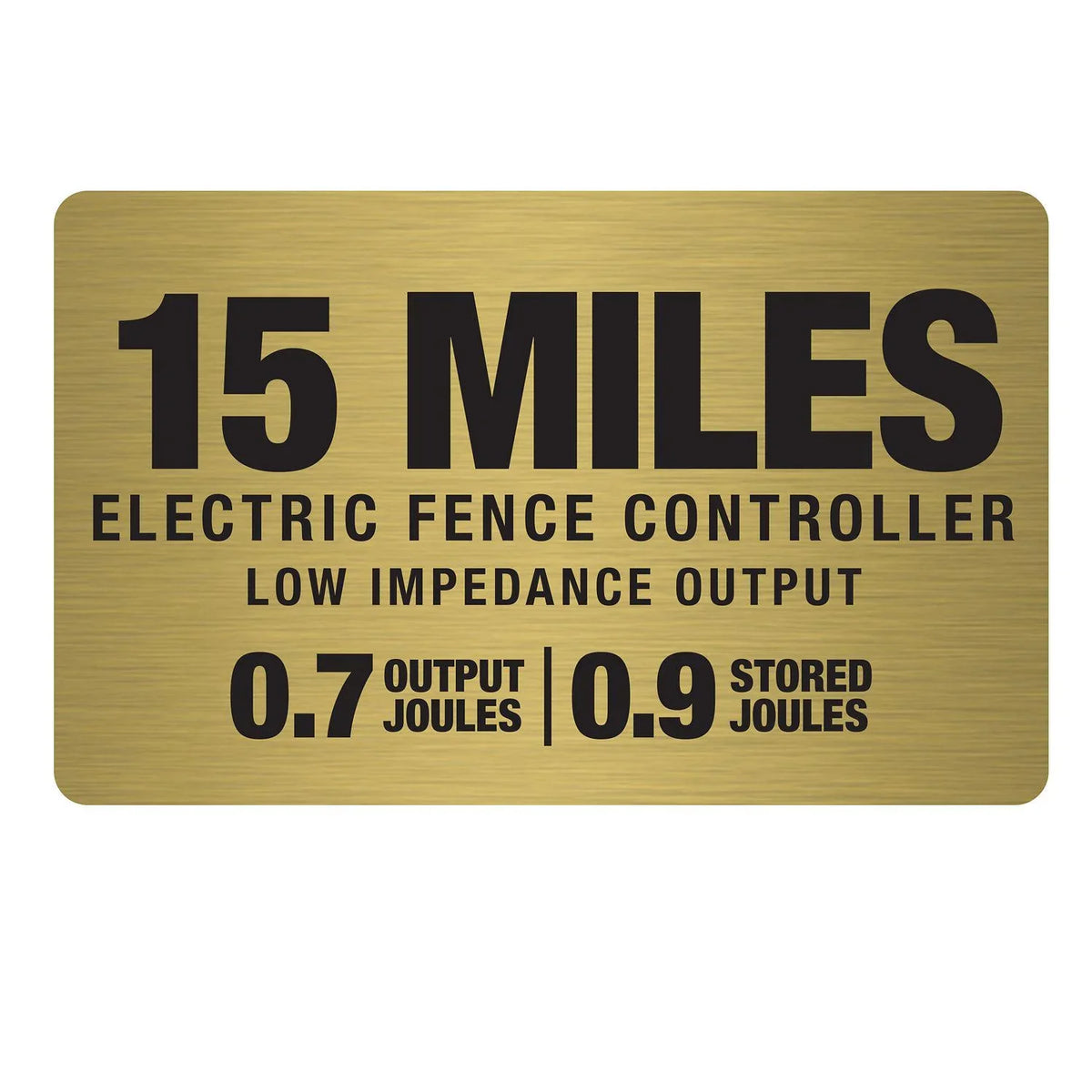 FarmWorks 0.7 Joule 15-Mile Low Fence Electric Charger Impedance American AC-Powered