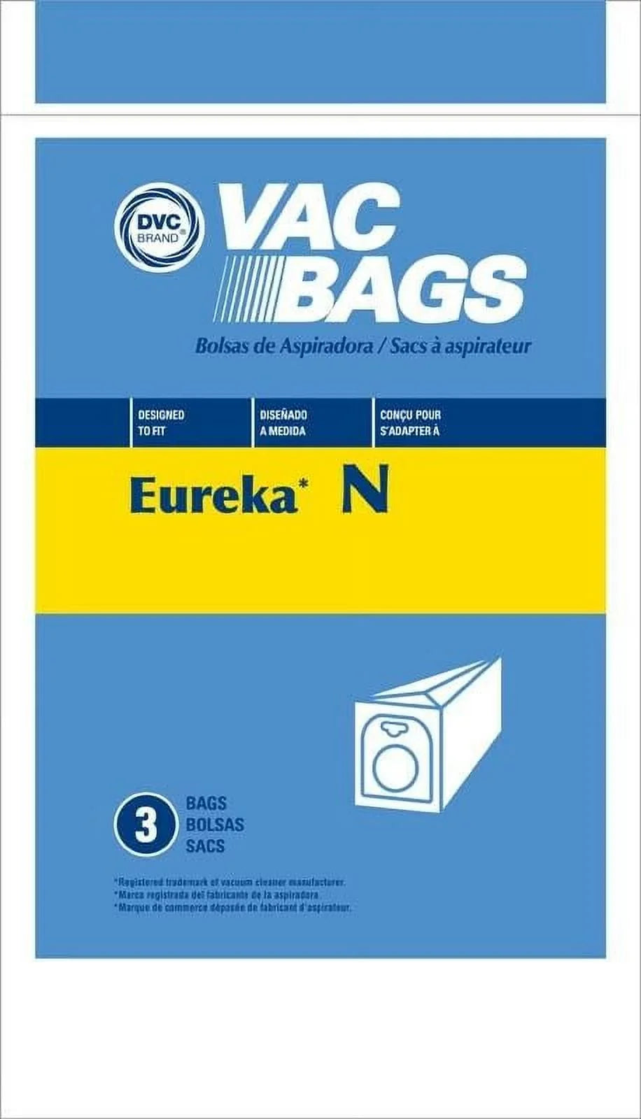 USA Bags Vacuum Bags Eureka with 2 by Made Mite 27 N DVC Mighty in Compatible ] design Cleaner [