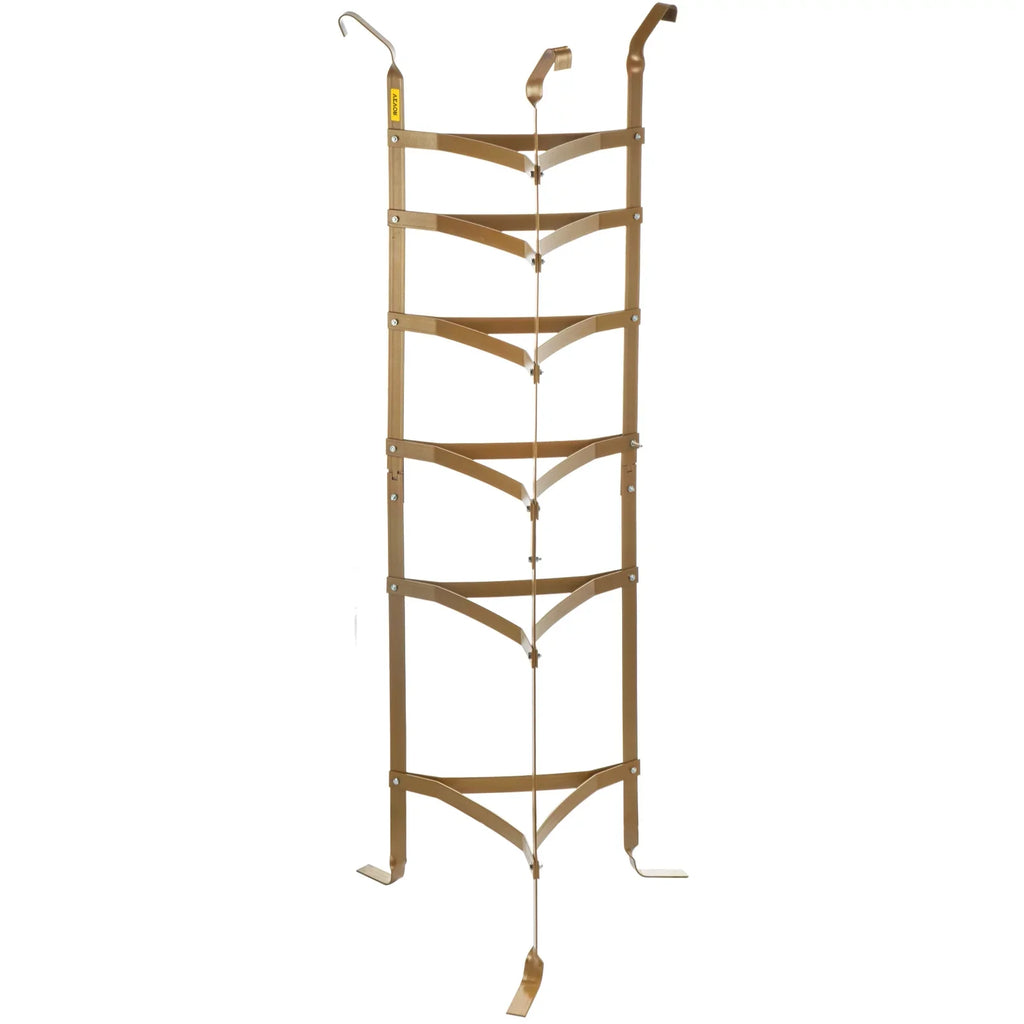 Unassembled Kitchen Copper Stand, Kettles Steel Tower, Rack Pot Rack, Corner Cookware SKYSHALO Storage Pots, Shelf, Cookware Cookware Storage Carbon Pans, 6-Tier Multi-Layer for Baskets Shelf 61-inch