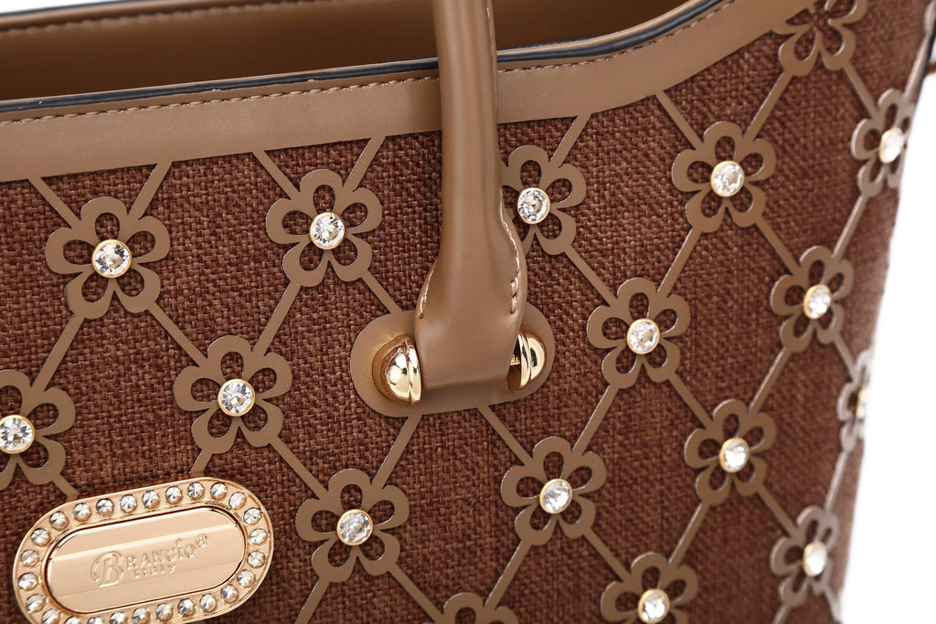 & Wildflower Work Tote 3D Travel