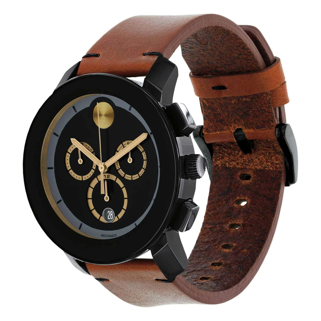 3600540 Bold Dial Watch Men's Black Movado -