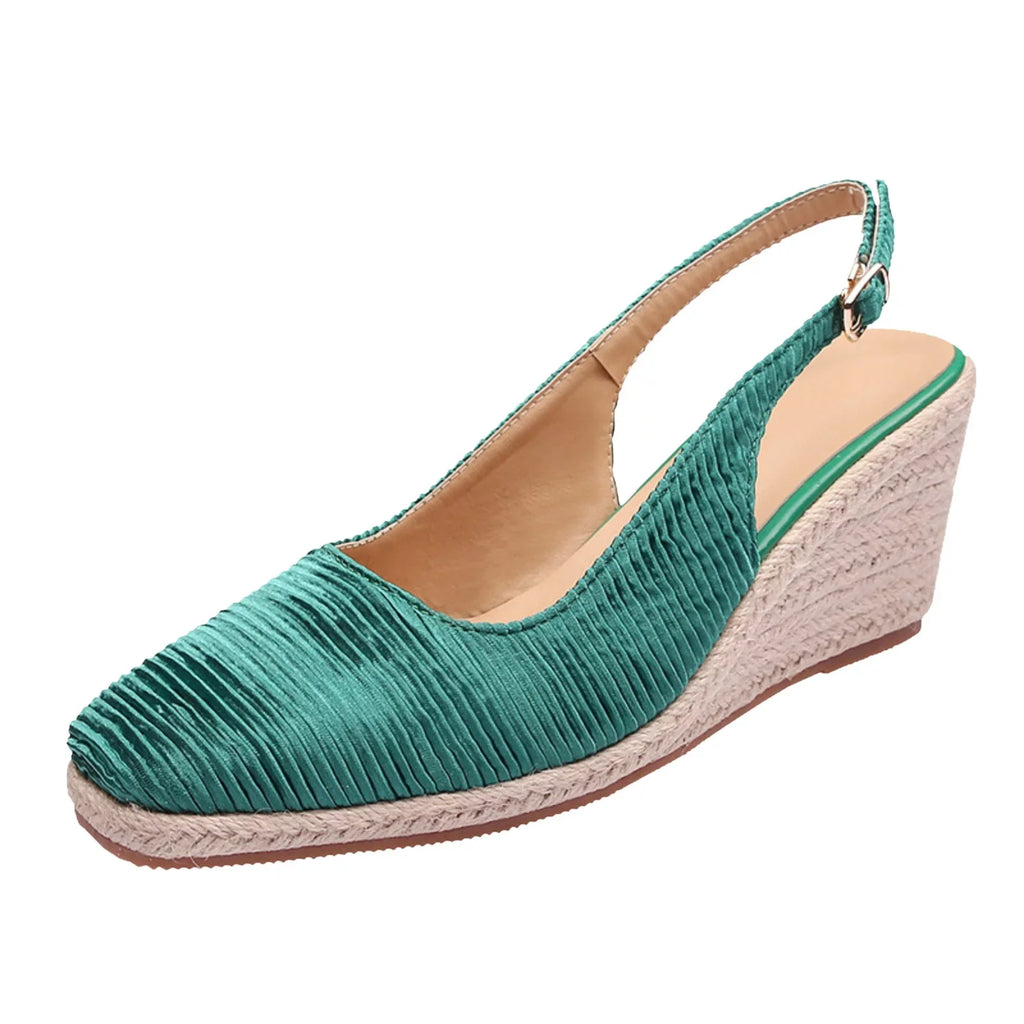 Silk Women Wedge Sandals for Linen Heels Toe Straw Summer Sandals Sandal Elegant dimension Sketches Flip Women Flop Dressy Sandals Women Cap Women's High 12 Fisherman Shoes New Espadrilles Espadrilles