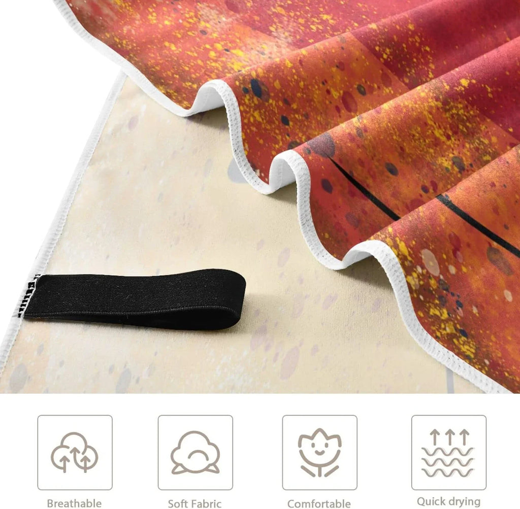 Absorbent Compact African Camping Quick Holiday（560） Beach Dancers Couple - Oversized Swimming Bestwell Super Towel Dry - for Travel Towel Towels Lightweight
