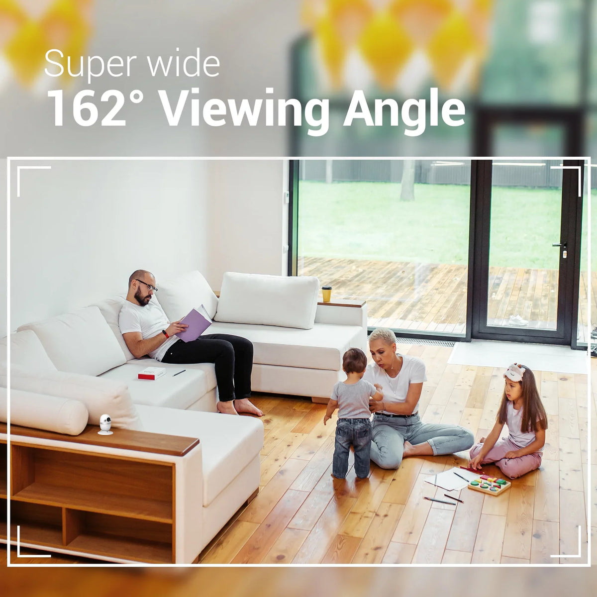 CapsuleCam Monitor, Detection, & with 2 1080p Color Security Wide Pro with Storage Sound Camera Baby Bosma WiFi Night Super HD Motion app, Phone Indoor Local Vision, Audio, Free Angle, Way Camera 162°