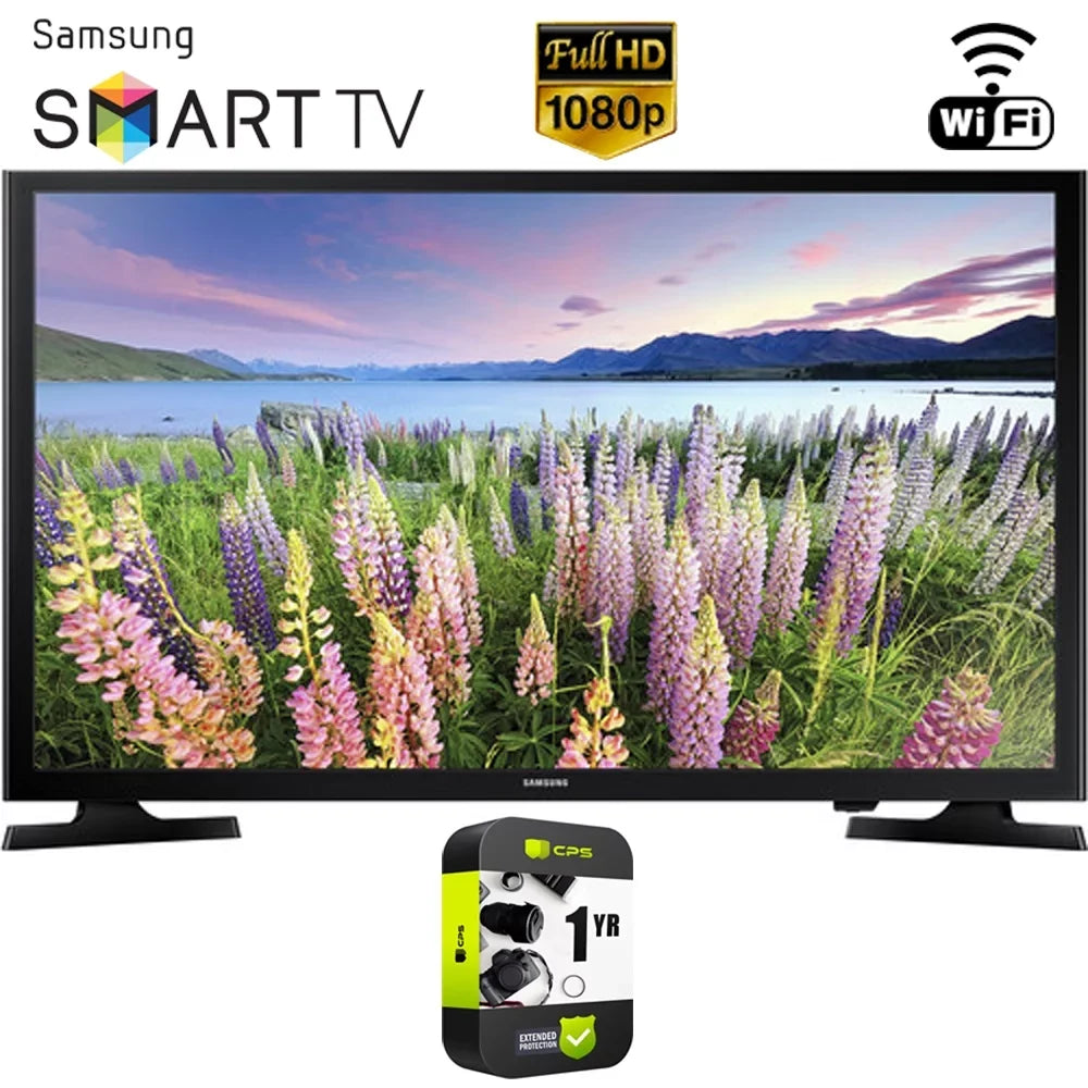 Plan FDHTV 1 LED UN40N5200AFXZA Year SMART with Restored 40" (Refurbished) 1080P Protection