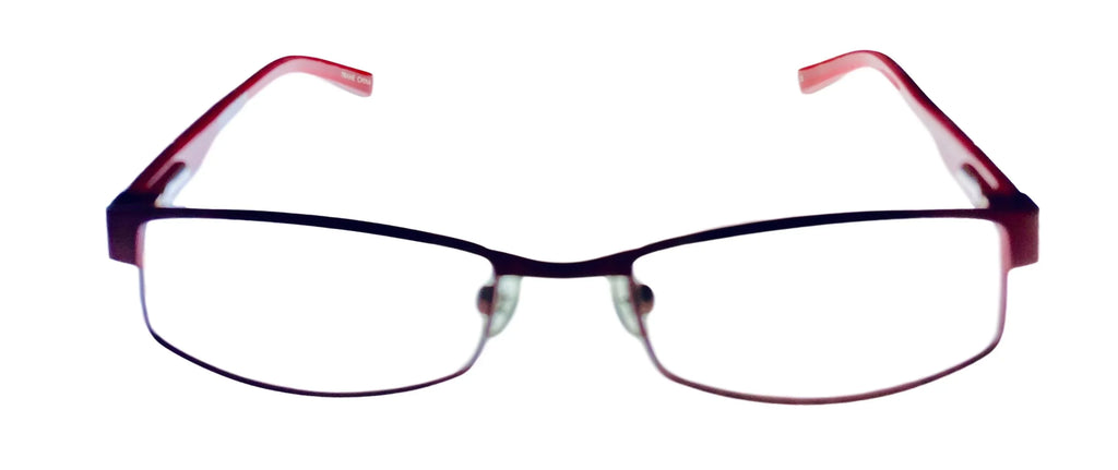 Metal Converse Frame Rectangle Womens Nitro 46mm Red Soft Ophthalmic
