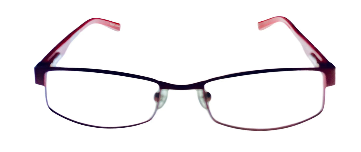 Metal Converse Frame Rectangle Womens Nitro 46mm Red Soft Ophthalmic