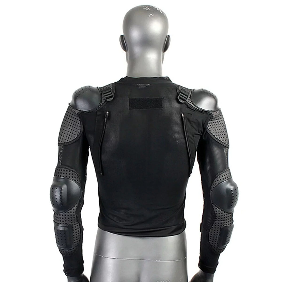 Comprehensive Motorcycle Riding Armor Jacket - Protects Spine, Shoulder, And Chest