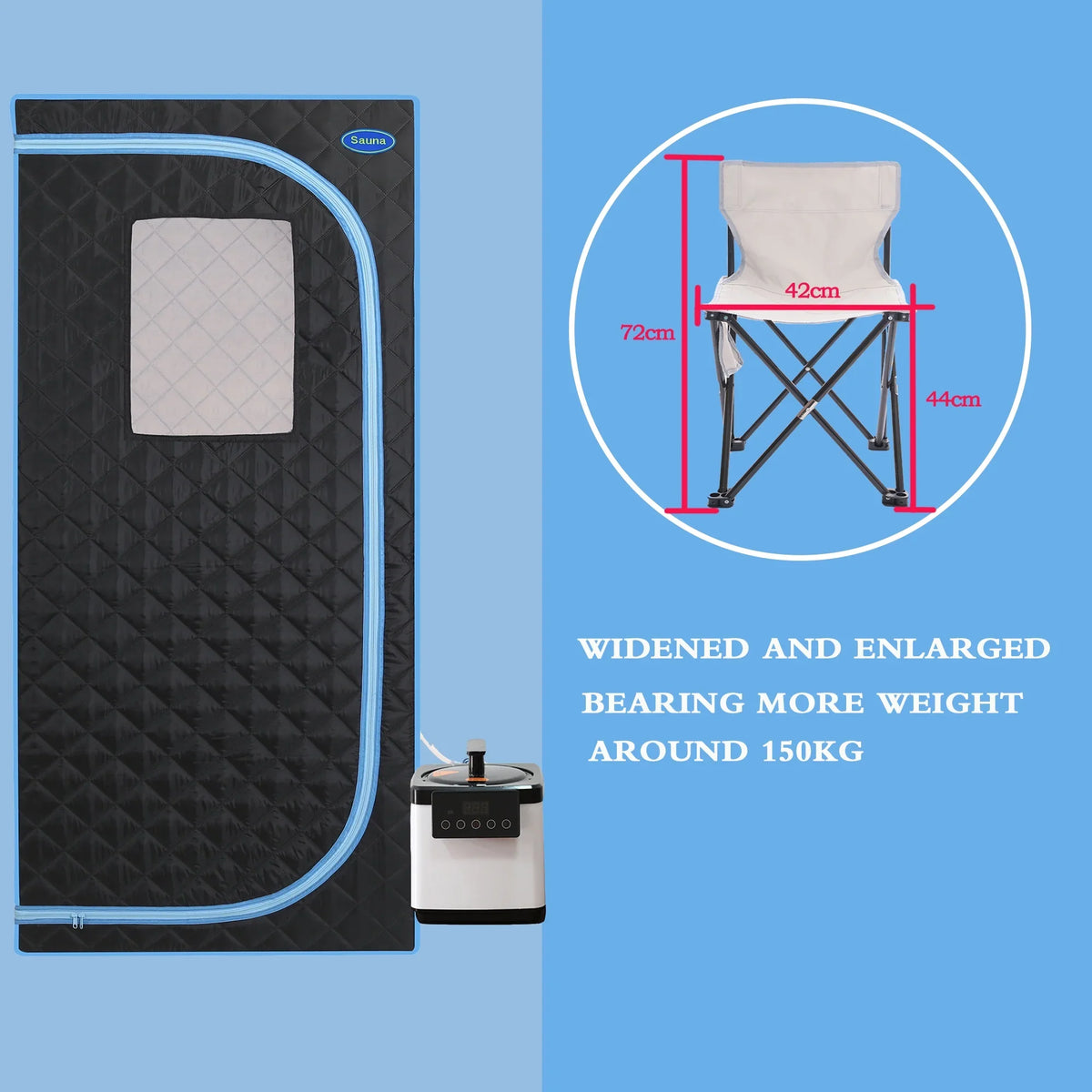 Home Tent Spa With Body Cheelom Sauna Sauna，Portable black Box Steam Full Sauna