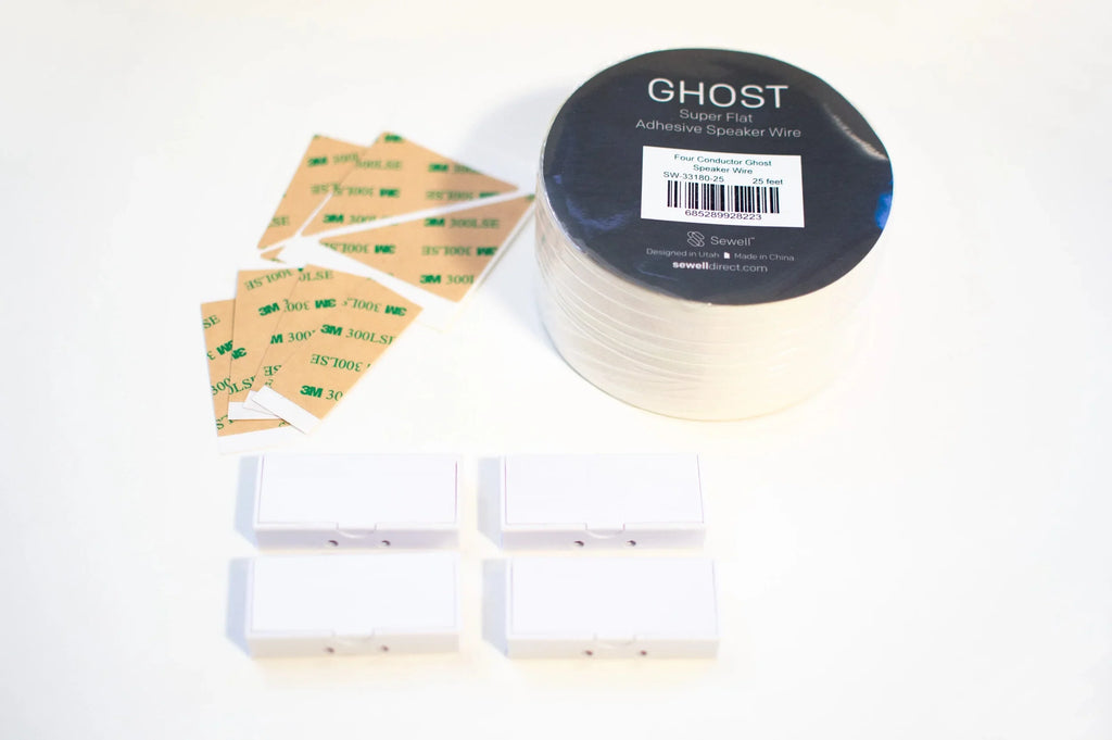 AWG 18 AWG White Super conductor), (2 Flat 16 Ghost or 2.0, conductor) Wire Adhesive (4 Wire,