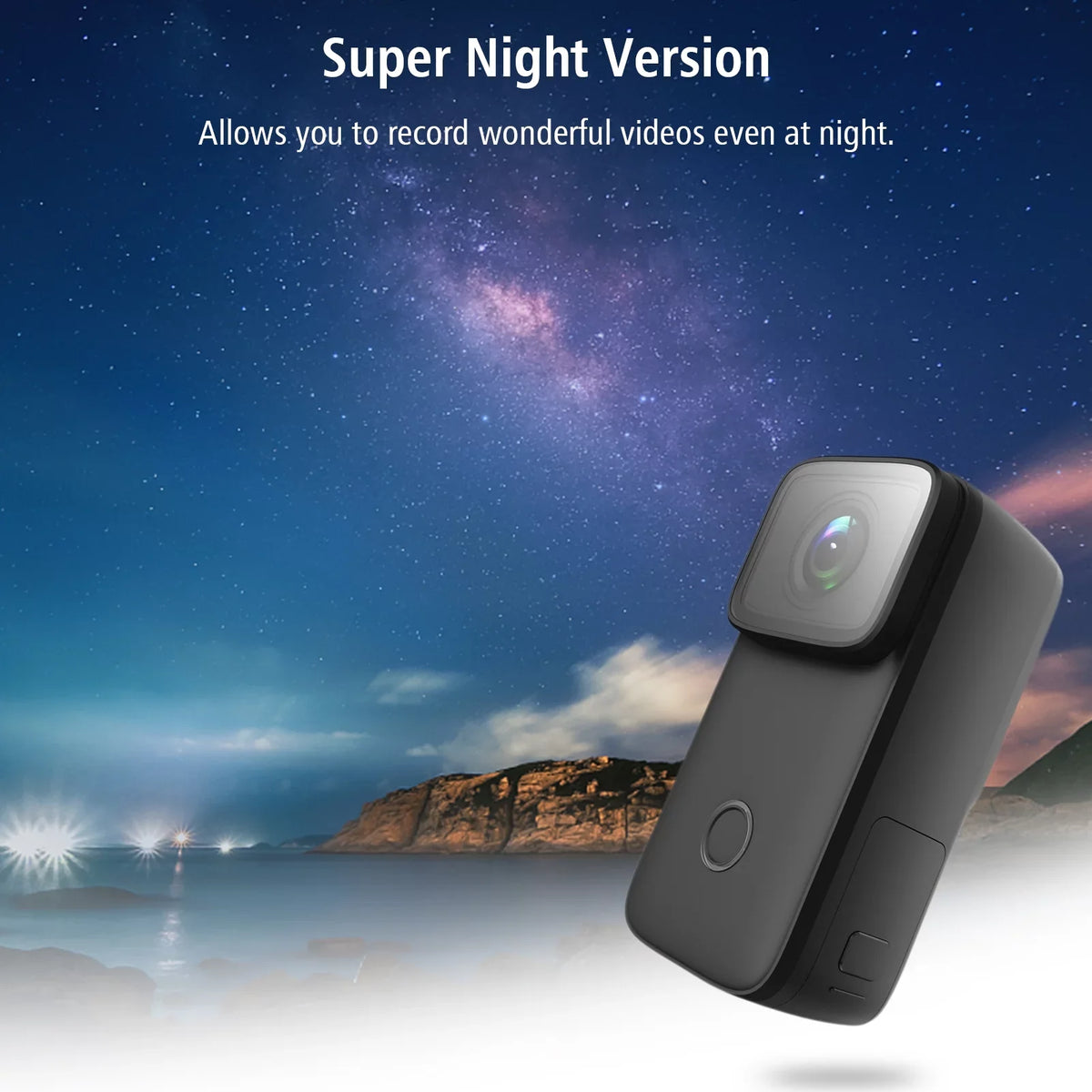 Camcorder,Screen 5M Body -Shake Vision Built-In 1.28 Inch Ips With 1.28 Inch 4K Wifi Camera 5M Body Waterproof C200 4K 6- -Shake Vision Camera With 1.28 Body Waterproof 6- Demwa