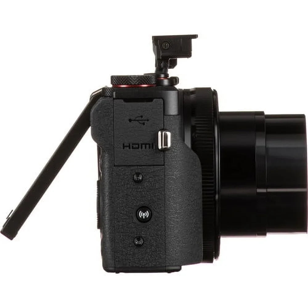 Tripod, Cleaning 16GB Model) Kit 6Ave Padded III 57" Canon Digital PowerShot with X G7 SD Flexible Card, and Bundle Bag, (Black) Mark (Intl Camera Tripod,