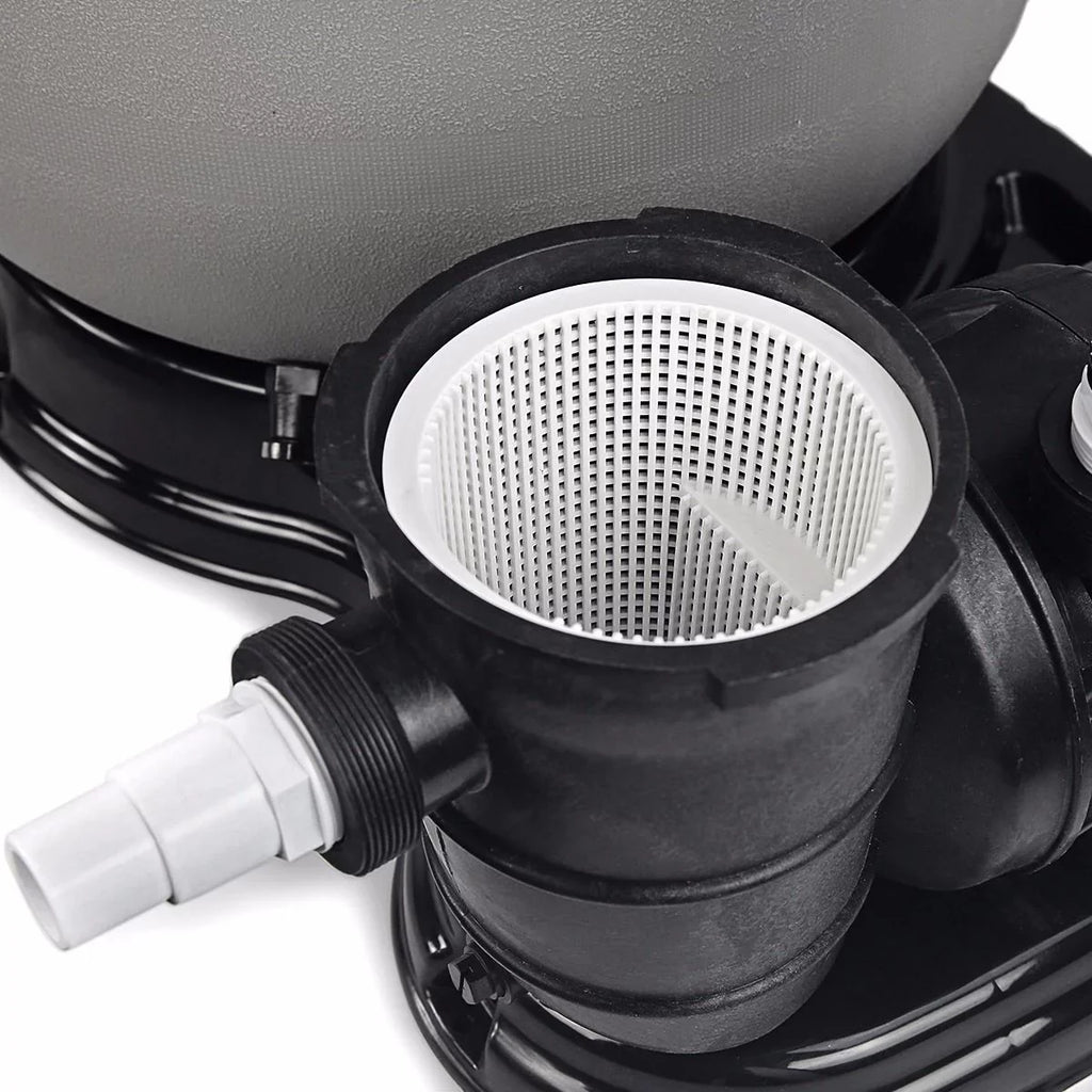 Xtremepowerus 1.5Hp Aboveground Pool Pump With 19" Inch 4500Gph Sand Filter System Multi-Port Filter Set