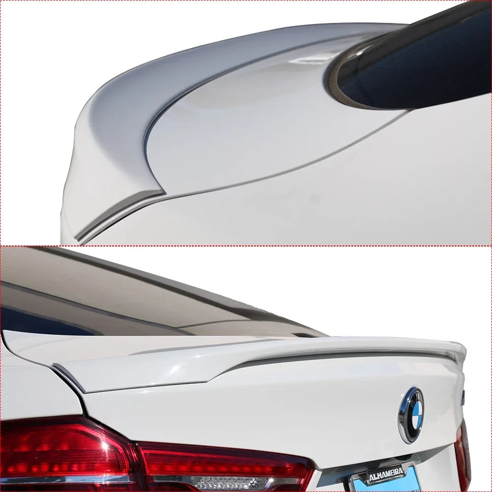 Spoiler Motorsports Ikon X6 #A96 Painted 15-19 Mineral F16 F86 White Compatible Performance with Pearl Trunk