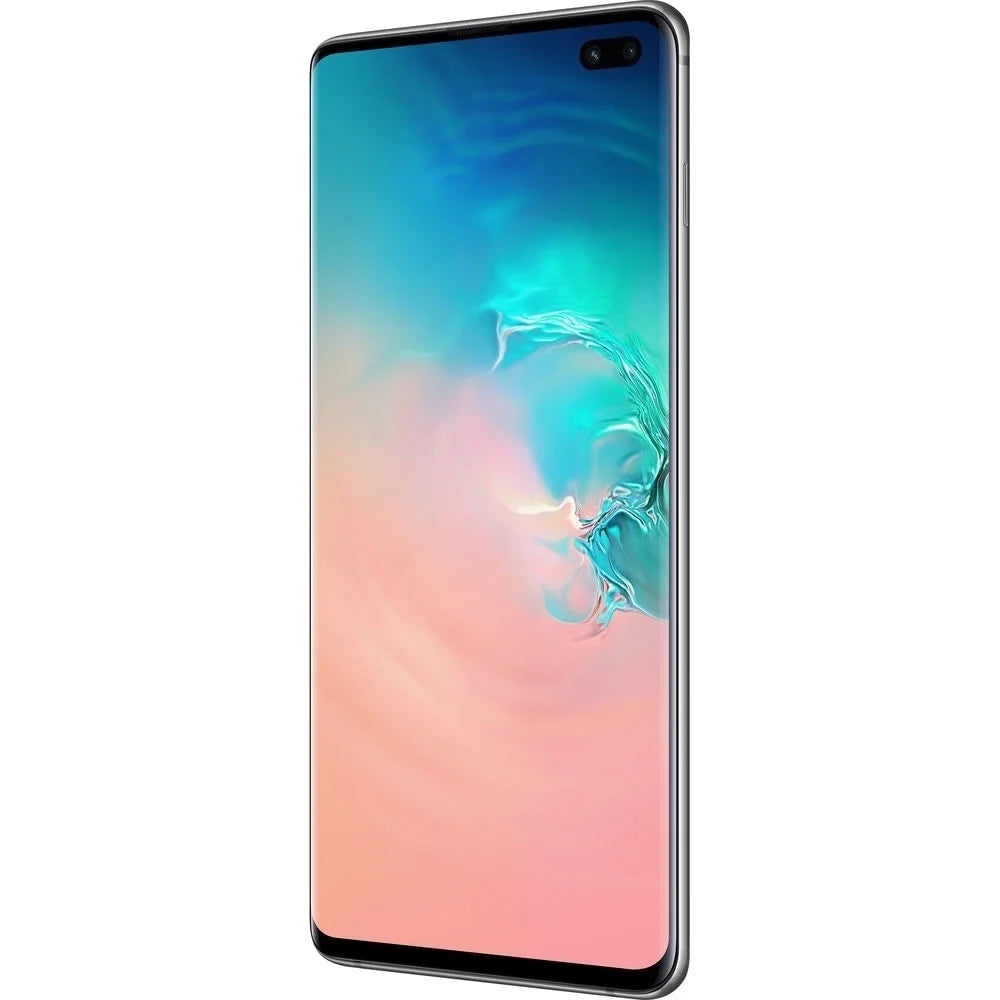 Samsung Galaxy S10+ 128Gb 6.1" 4G Lte Fully Unlocked, Prism White (Used - Blemished)