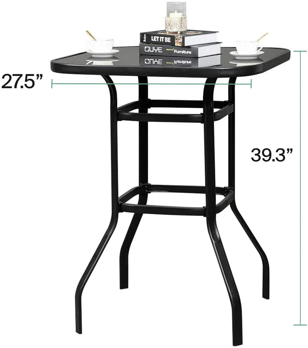 For Durable Nikias Table Glass Bar Solid Deck