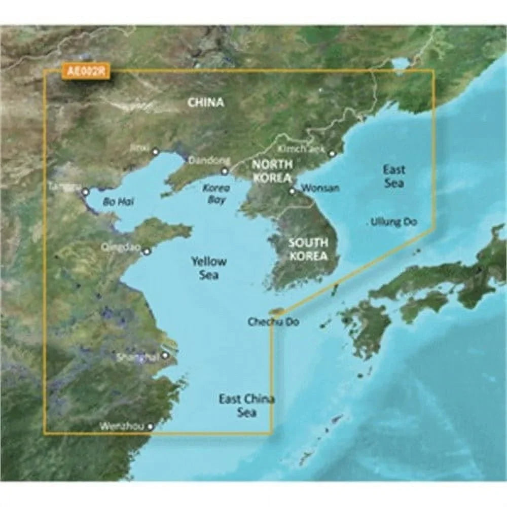 Garmin Bluechart® G3 Vision® Hd - Vae002R - Yellow Sea - Microsd™/Sd™