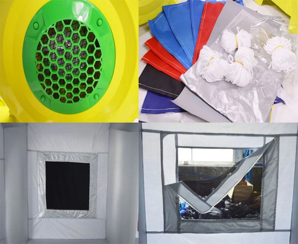 Techtongda Inflatable Spray Booth 33*16*11Ft Portable Car Painting Booth With 2 Blower Inflatable Spray Booth With Air Filtration System