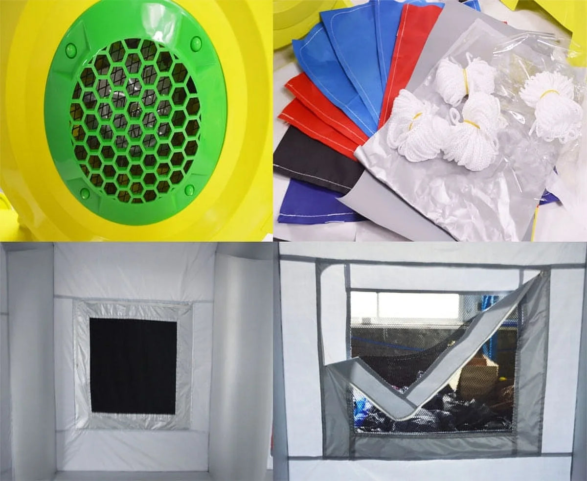 Techtongda Inflatable Spray Booth 33*16*11Ft Portable Car Painting Booth With 2 Blower Inflatable Spray Booth With Air Filtration System