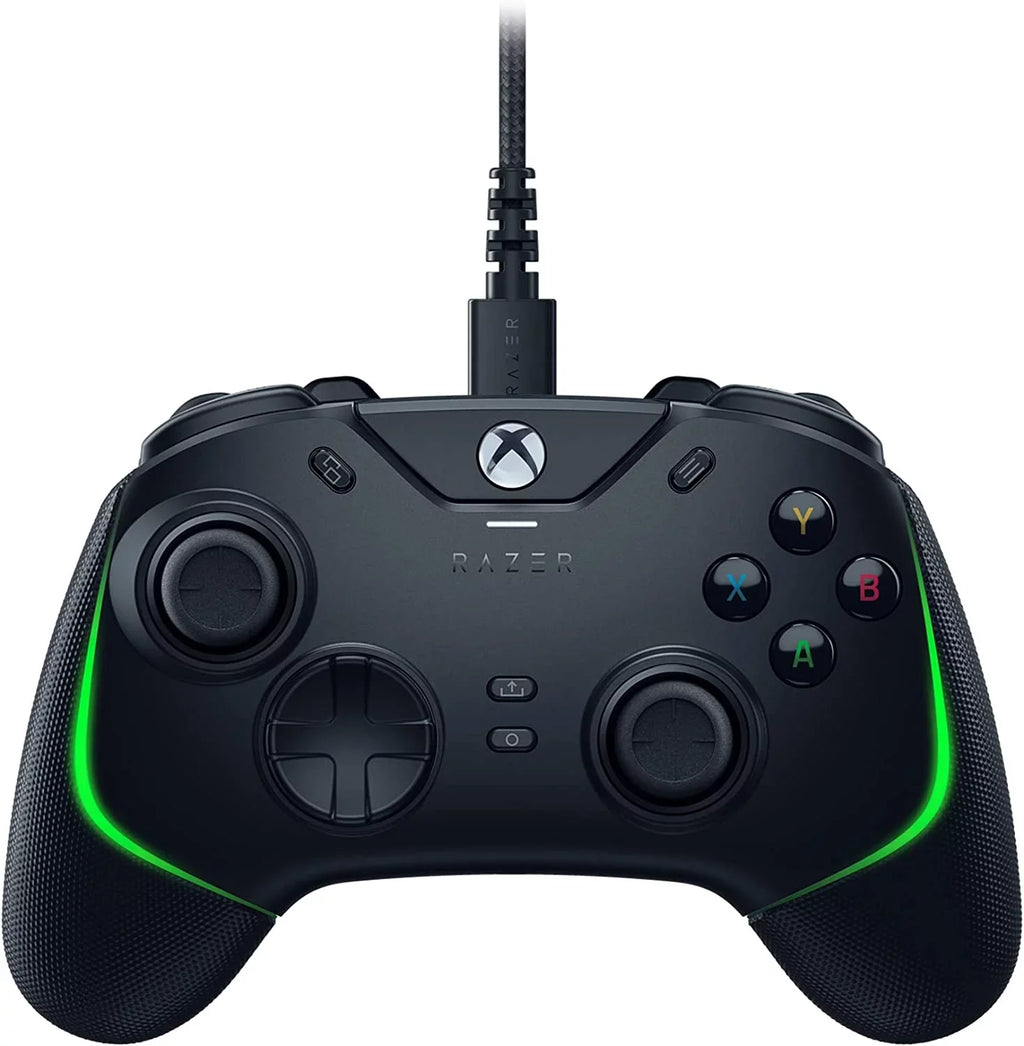 Razer - Wolverine V2 Wired Gaming Controller For Xbox Series X|S, Xbox One, Pc With Remappable Front-Facing Buttons - Black With Cleaning Electric Kit Bolt Axtion Bundle Like New