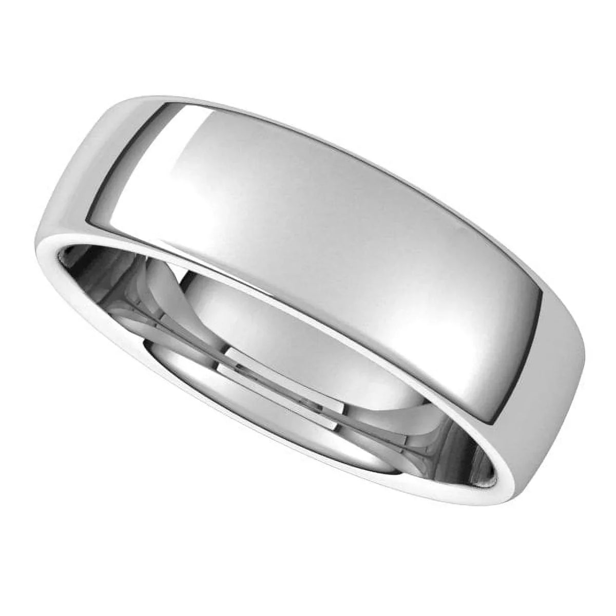 14K X1 White 6 Mm European Band Size 11 E11:1054:P