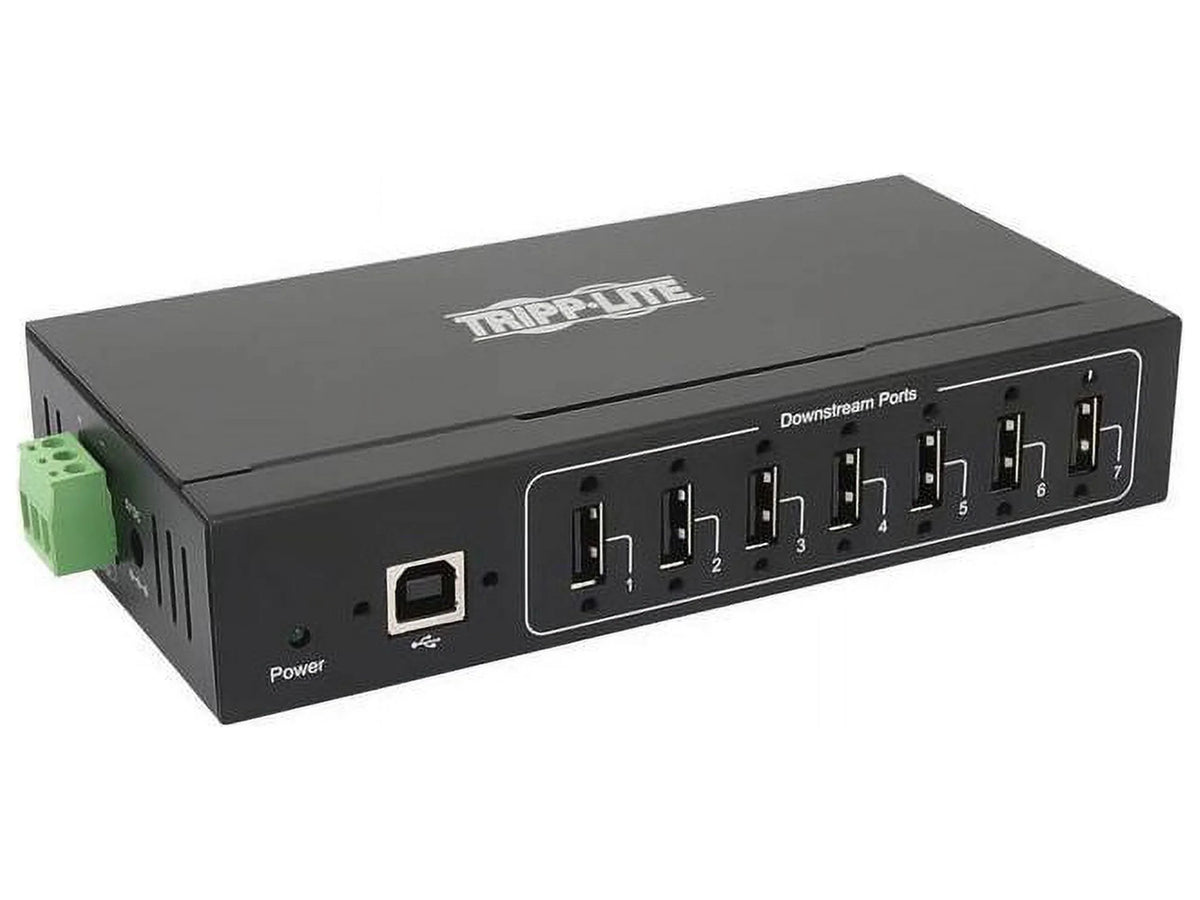 '- Industrial-Grade 2.0 Metal Tripp USB Mac, by Mountable Wall/DIN Immunity L... USB 2.0 7 - Rail Housing - 2.0 Wall/DIN 15 7 B Hub - USB Lite Port(s) 7-Port USB kV Type - Port(s) Mountable - ESD Eaton