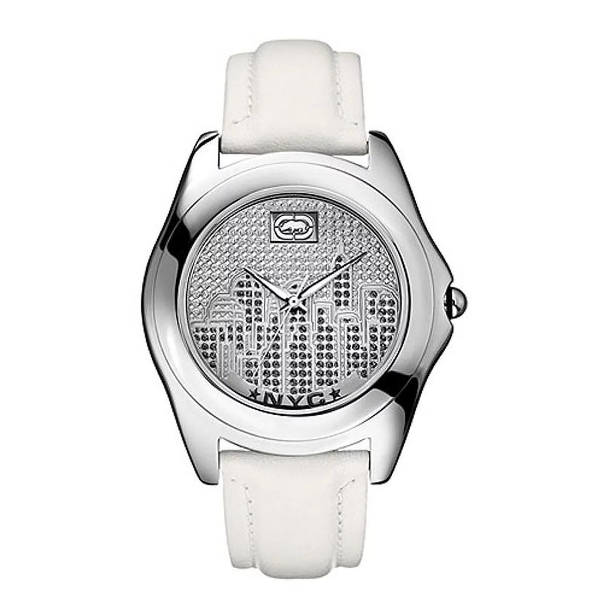 Watch Men Leather E08504G6 White