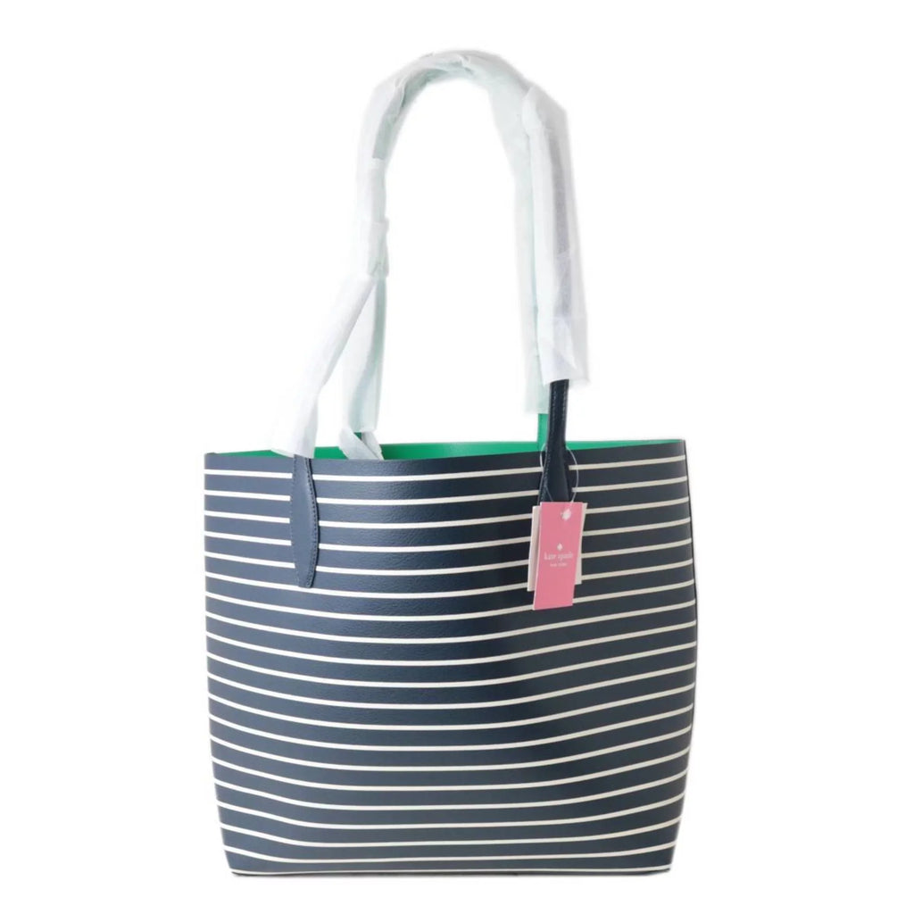 Kate Tote (460) Spade york Surprise spade (Good) Bag kate new Arch / Pre-Owned Striped New WKR00612 Large Reversible York