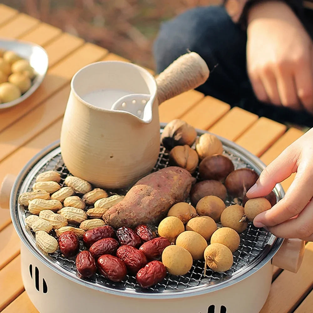 for Grill BBQ Split Camping Barbecue Camping, - Grill Travel and this - Design Enjoy Portable Stainless with Anywhere Steel Stove Barbecue Picnics, Charcoal