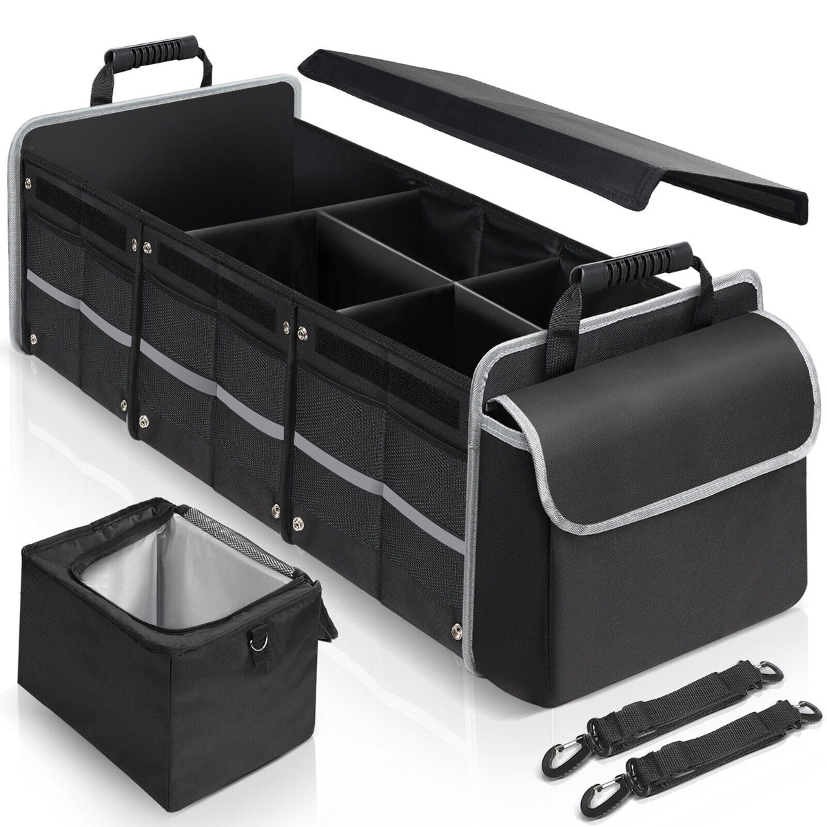 Trunk Cargo Container Compartment Storage Multi US Truck for Car SUV Organizer