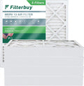 Filterbuy 24x24x4 MERV Pleated Filters AC 13 (5-Pack) Furnace HVAC Air