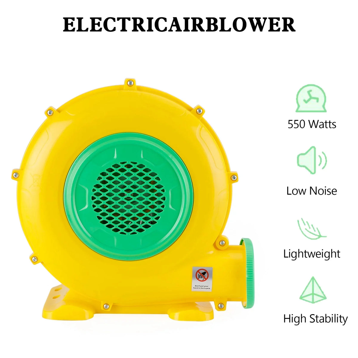 Pump Air Fan Inflatable 550 House castle Inflatable Bounce slide liquid Watt Blower