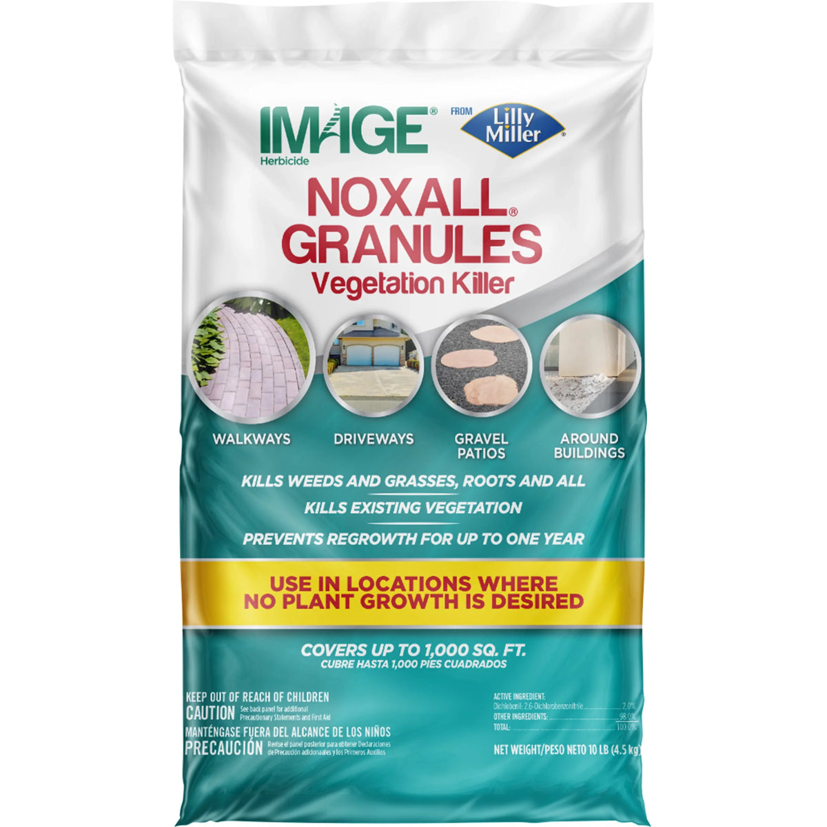 Lilly Miller Image Noxall Granules Vegetation Killer Herbicide 10Lb Bag