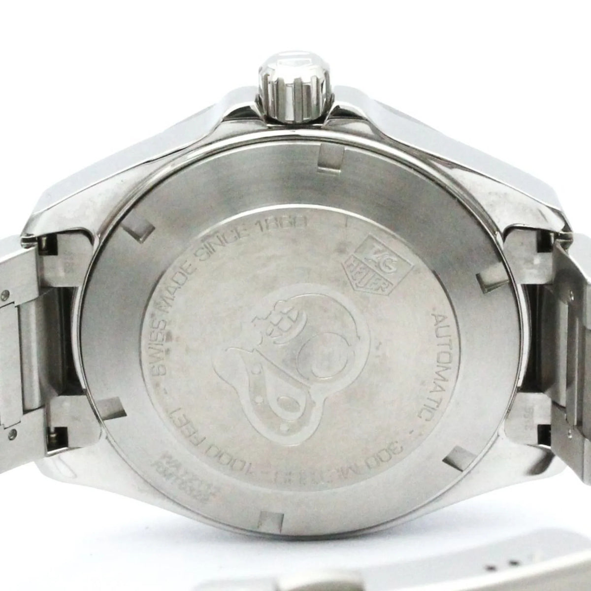 Steel TAG Aquaracer Calibre Automatic (Good) Polished Watch HEUER Pre-Owned BF570555 WAY2112 5