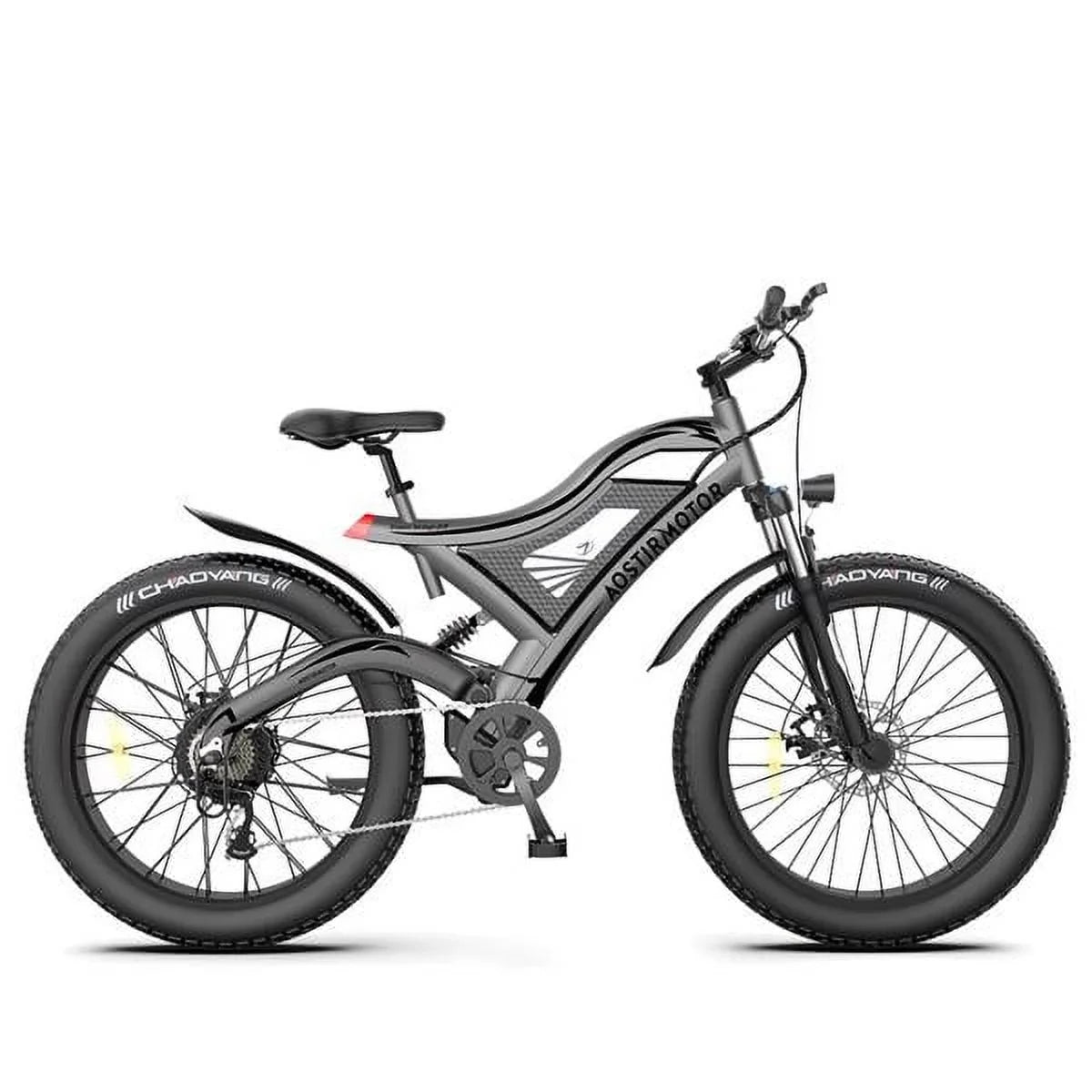 26 Bike In. Electric Fat Tire Electric Adults AOSTIRMOTOR Hot Bicycle Mountain