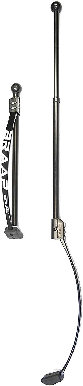 Paddle Heavy Braapstik Longboard - White With Longboarding Spring - Land / Performance Skateboard / Skateboarding /