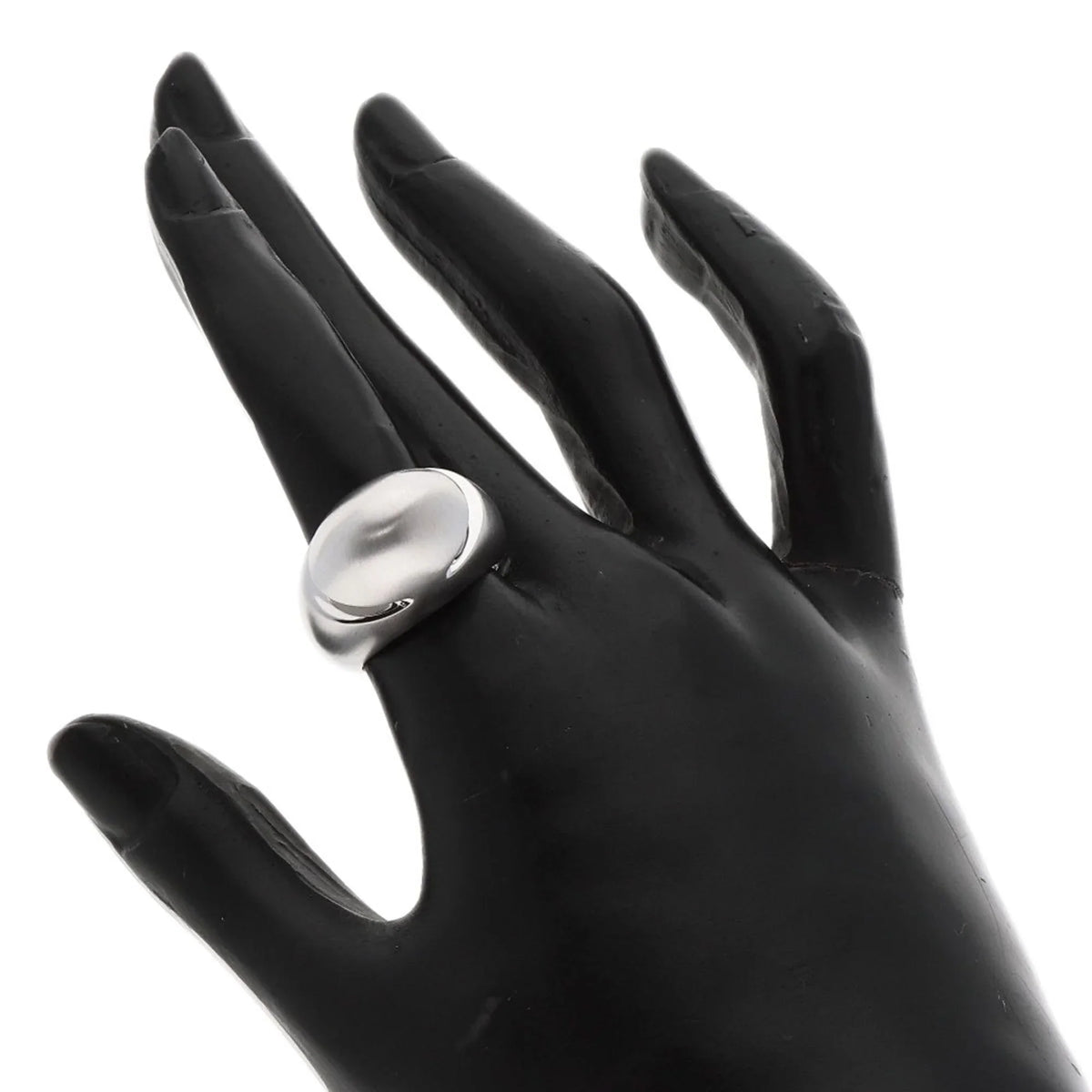 K18 Cabochon #53 Ring Women's Bvlgari Gold (Good) Pre-Owned White BVLGARI