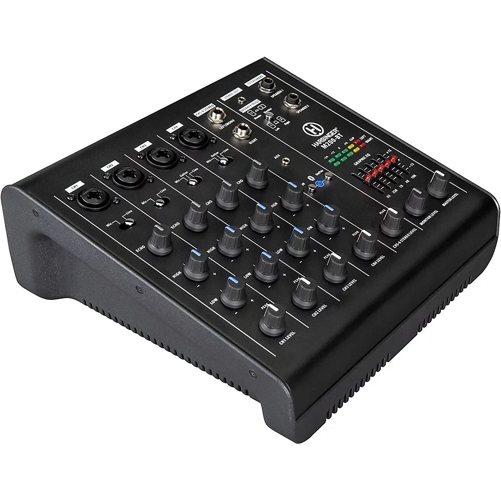Harbinger M200-Bt Portable Pa System With Bluetooth And Custom Carry Bags 10" Mains