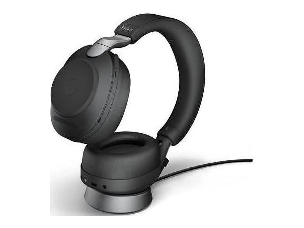 Battery Calls Wireless Life, Noise Bluetooth UC Advanced Cancelling Headphones Wireless Headphones 85 Music, Headset Hours for with Link380a, Stereo, and of Evolve2 37 Jabra Black -