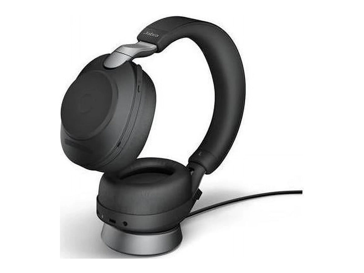 Battery Calls Wireless Life, Noise Bluetooth UC Advanced Cancelling Headphones Wireless Headphones 85 Music, Headset Hours for with Link380a, Stereo, and of Evolve2 37 Jabra Black -