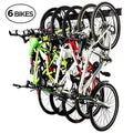 Wall Adjustable Mount Hanger Rack Storage Bicycle Hooks Bike with Garage 6 RaxGo