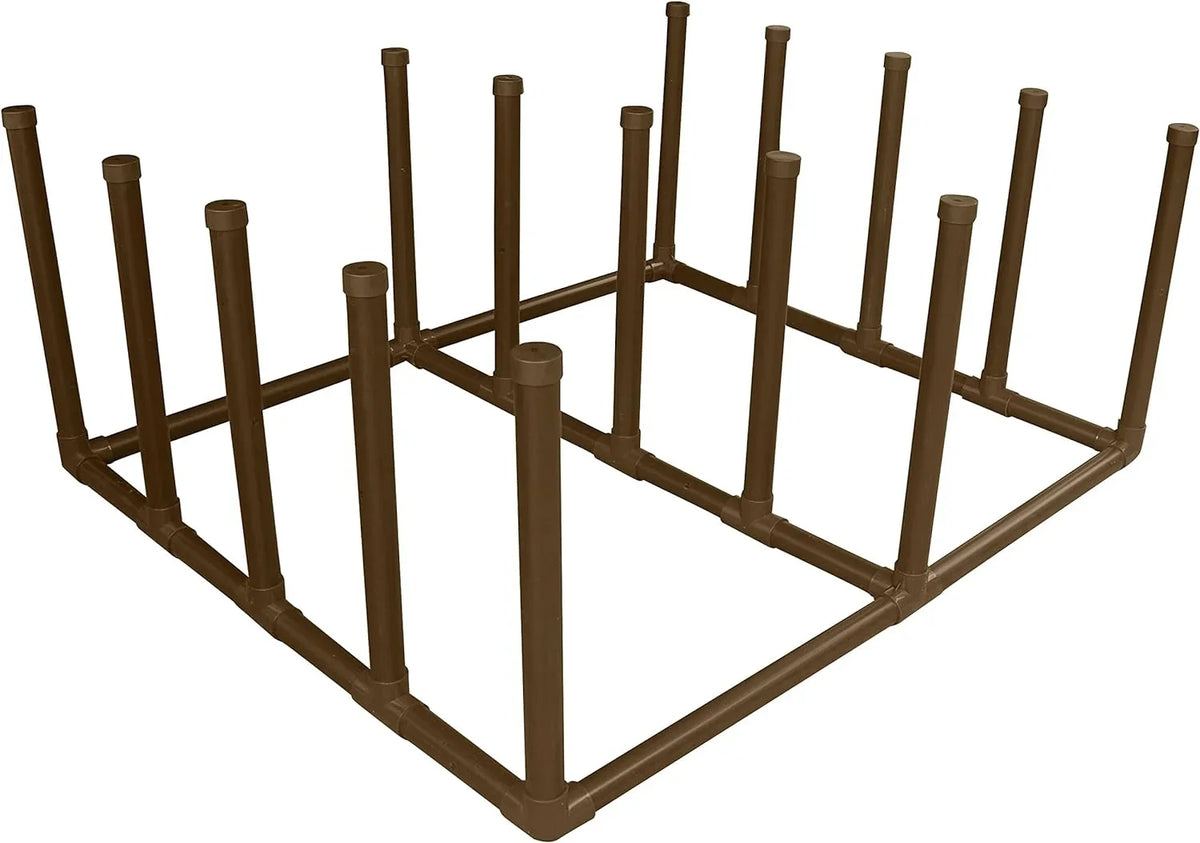 and Storage Brown L 12 Raft (61" Floats, W x for - Noodles, Surfboards, design Float x Poolside (Brown) Rack 44" QIXIAN Bar 26.5" Organizer 664413 Paddles, H), Towels,