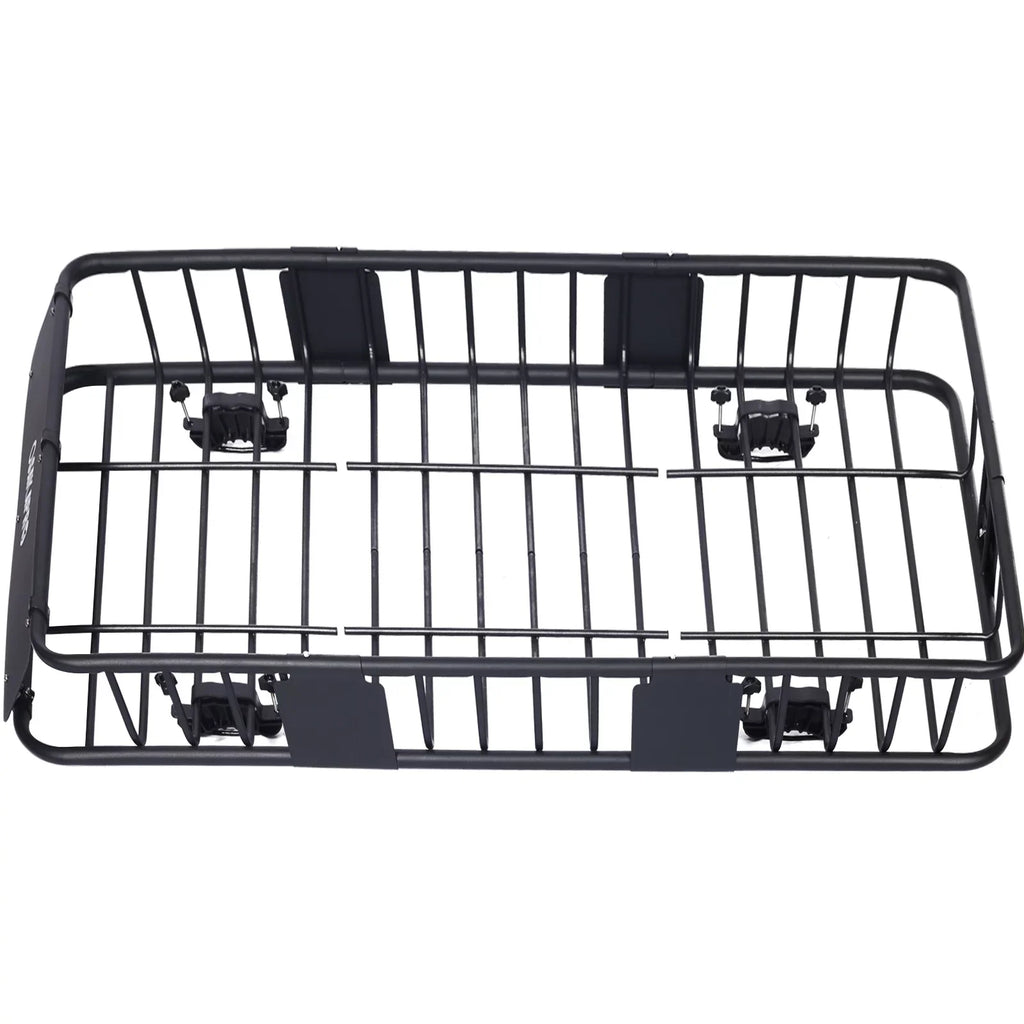Rooftop Cargo Carrier Basketmotoring Roof Racktop Mount Roof Rack 64Black Steel