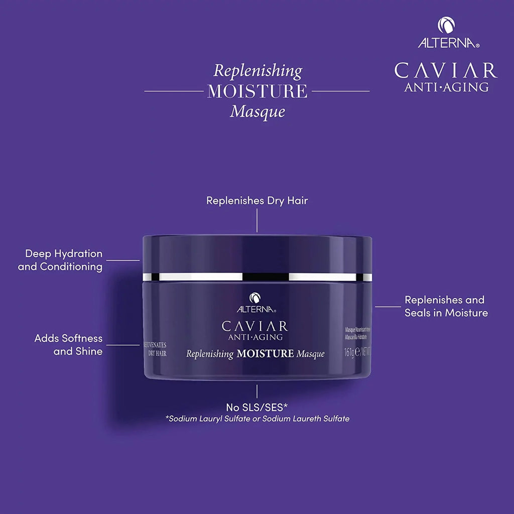 Alterna Replenishing Oz Moisture Caviar Anti-Aging Hair Masque, 5.7